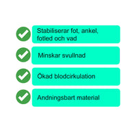 Puristus sukat päivittäiseen käyttöön – 4-pakkaus