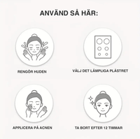 Hydrokolloidinen akneplästeri – hajusteeton ja hellävarainen (360 kpl)
