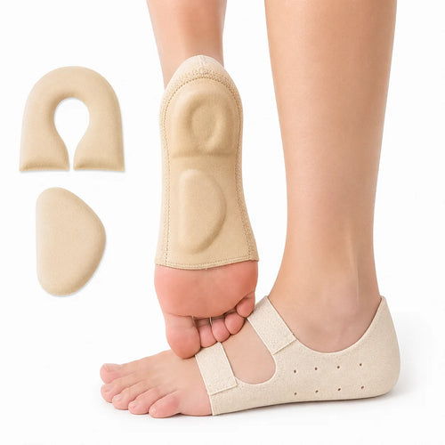 Hengittävä kantapääsuoja pehmeällä pehmusteella (2 kpl)