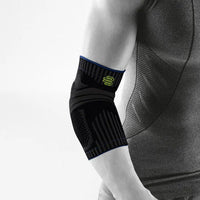 Bauerfeind Sports Elbow Support i svart-marinblått på armen
