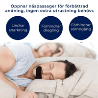 Hellävarainen suuteippi kuorsauksen estämiseksi – 30-pakkaus nenähengitykseen