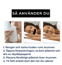Hellävarainen suuteippi kuorsauksen estämiseksi – 30-pakkaus nenähengitykseen