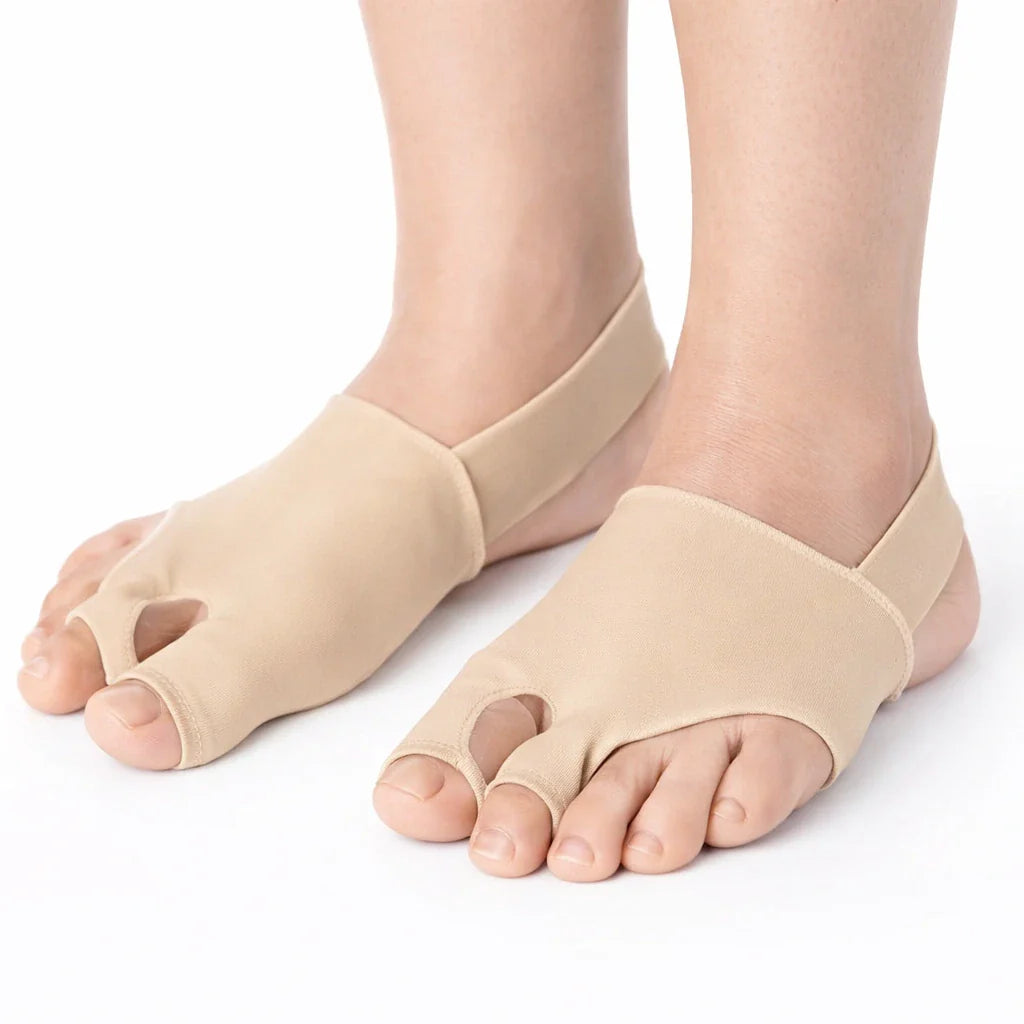 Varvasseurain korjaavalla tuella hallux valgusta vastaan