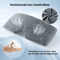 DreamShade pehmeä silmämaski puuvillasta säädettävällä nauhalla