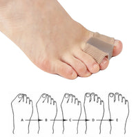 Kaksinkertainen varvasseurain hallux valgus – pehmeä silikonista, 2-pakkaus