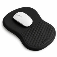 Ergonomisk musmatta med handledsstöd och trådlös datormus