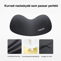 Ergonominen niskatyyny ErgoDream muotoillulla niskatuella