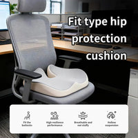 Ergonominen istuintyyny muistivaahtomuovista häntäluun tukemiseen