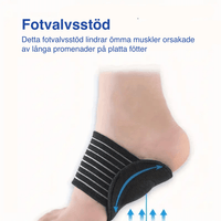 Ergonominen jalkaholvin tuki jalkaholville – 2-pakkaus
