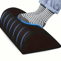 Ergonominen jalkatuki irrotettavalla pestävällä päällisellä