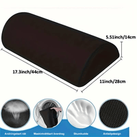 Ergonominen jalkatuki irrotettavalla pestävällä päällisellä