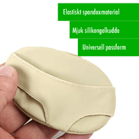 Pehmeä etujalan suoja silikonista – puristava 2-pakkaus