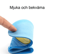 Geelivaimentavat pohjalliset iskunvaimennuksella arkipäivän kenkiin