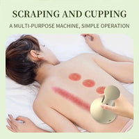 Gua sha-massageapparat med rödljusterapi och värmefunktion