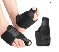 Säädettävä hallux valgus yötu support with straps (2-pakkaus)