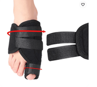 Säädettävä hallux valgus yötu support with straps (2-pakkaus)