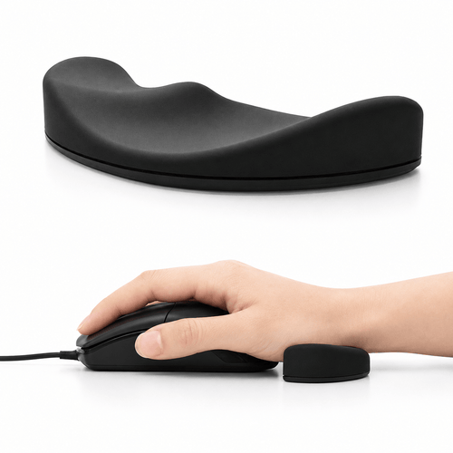 Ergonominen rannetuki hiirelle