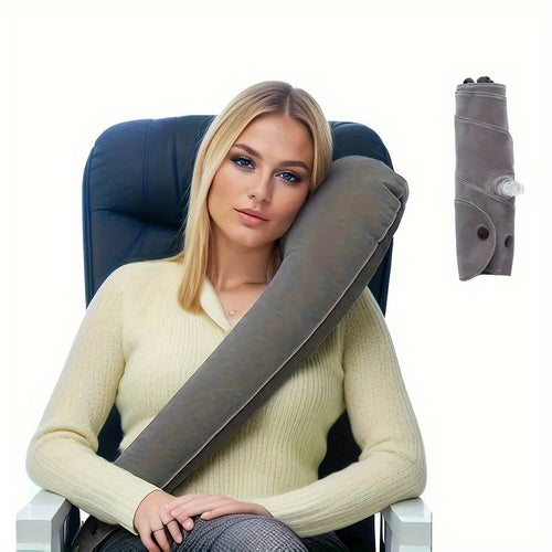 Ergonominen matkustajan niskatyyny niskatuella rentoutumiseen