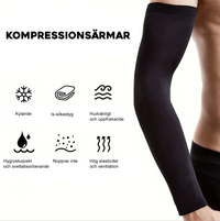 Joustavat kompressiosuojat UV-suojalla (2-pakkaus)
