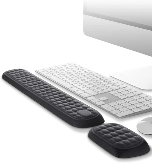 Ergonominen ranteen tuki muistivaahtomuovista näppäimistölle