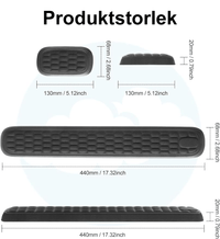 Ergonominen ranteen tuki muistivaahtomuovista näppäimistölle