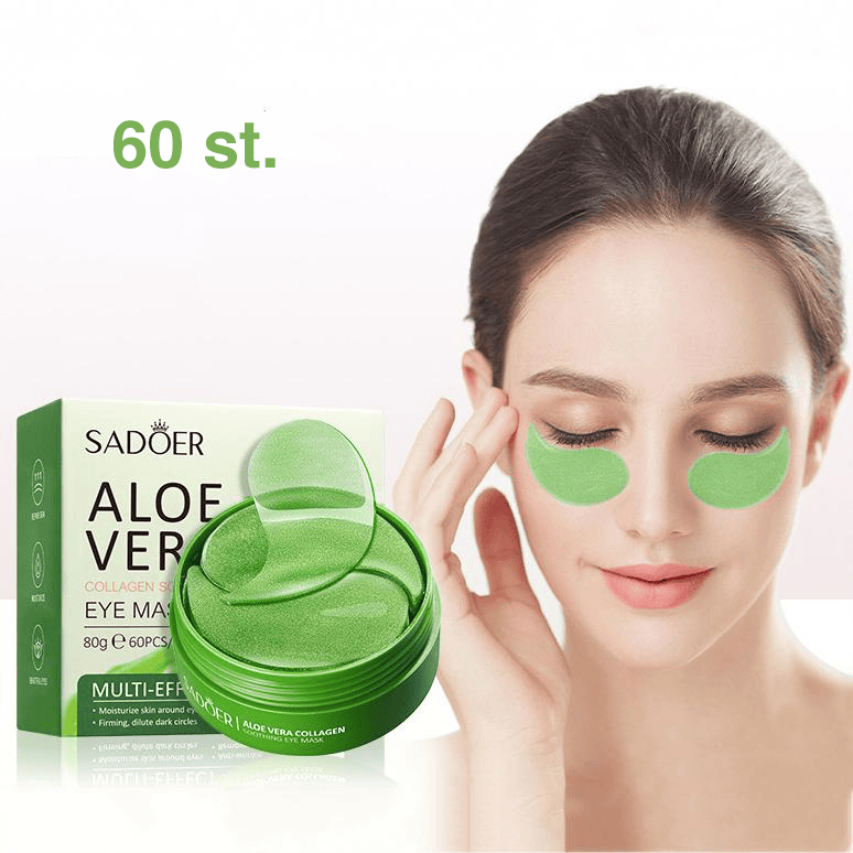 Kollageeni silmänympärysnaamio aloe veralla – 60 kpl intensiiviseen kosteutukseen