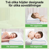 Ortopedinen niskatukityyny muistivaahtomuovista ergonomiseen uneen