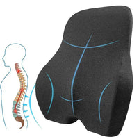 Ergonominen selkätukityyny lannerangan tueksi