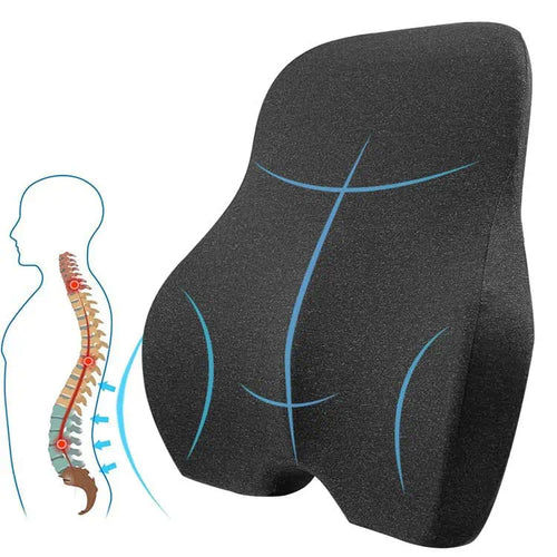 Ergonominen selkätukityyny lannerangan tueksi