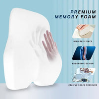 Ergonominen selkätukityyny lannerangan tueksi