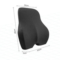 Ergonominen selkätukityyny lannerangan tueksi