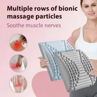 Selän venyttäjä lannerangalle ergonomisella tukikaarella