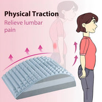 Selän venyttäjä lannerangalle ergonomisella tukikaarella