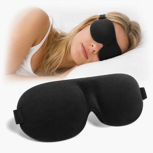 Ergonomisk 3D-sömnmask för rygg- och sidosovare