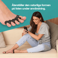 Varvasseurain silikonista hallux valgus (2-pakkaus)