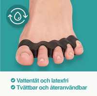 Varvasseurain silikonista hallux valgus (2-pakkaus)