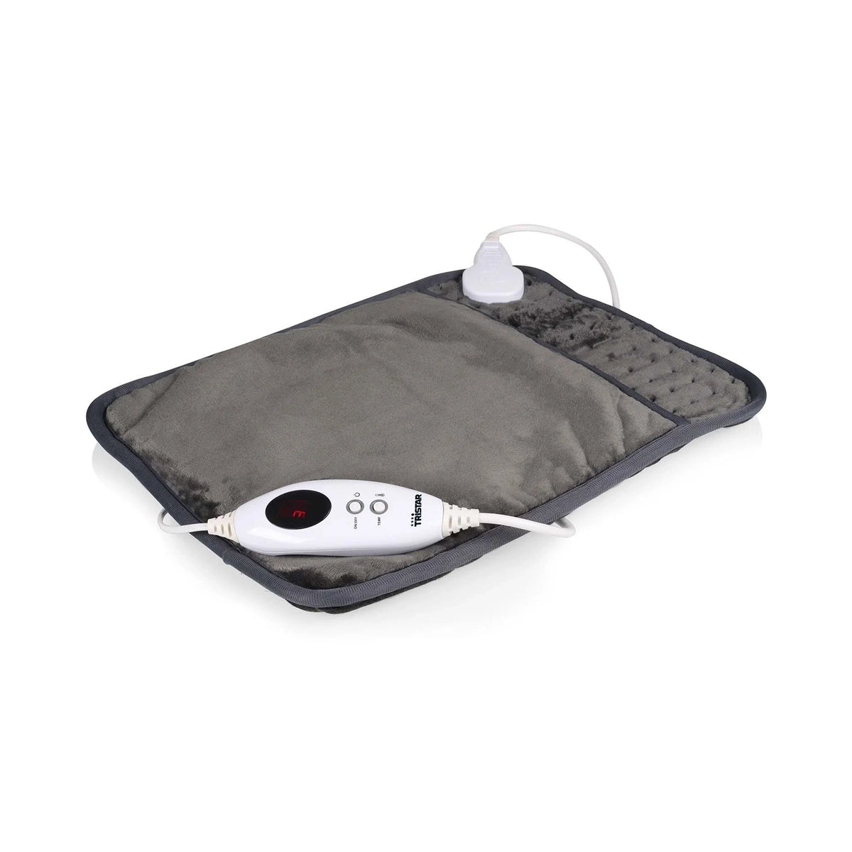Tristar BW-4771 hand- och fotvärmare 42x32 cm i grå fleece med digital kontroll